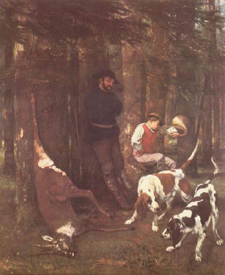 Gustave Courbet Die Beute Germany oil painting art